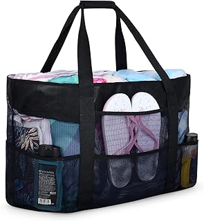 Sac de plage, sacs de plage extra larges pour femmes, sacs fourre-tout en maille imperméables et résistants au sable pour la plage, les voyages et la piscine. Avec plus de 300 000 références de produits, DIAYTAR COTE D'IVOIRE est la boutique en ligne la plus complète de Côte d'Ivoire. La boutique propose des produits de haute qualité et des marques réputées, ainsi que des conseils d'achat et des recommandations personnalisées pour aider les clients à trouver les produits qui leur conviennent le mieux. Elle est également très active sur les réseaux sociaux pour rester en contact avec ses clients.