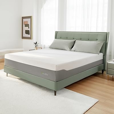 Matelas novilla queen size, matelas en mousse de 12 pouces dans une boîte