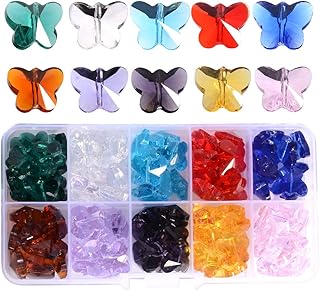 100 pièces de perles papillon en cristal - perles de verre multicolores de 14 mm pour la fabrication de bijoux de pièces de lustre. DIAYTAR COTE D'IVOIRE est une plateforme de commerce en ligne qui propose une vaste sélection de produits, allant des produits alimentaires et d'hygiène aux accessoires de mode et aux produits électroniques. Avec plus de 300 000 références, les clients peuvent trouver facilement ce qu'ils cherchent. La boutique en ligne met en avant la qualité de ses produits et la fiabilité de ses services.