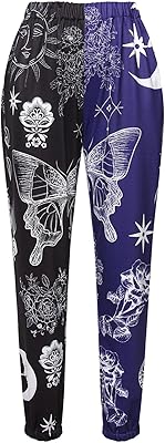 Pantalon de yoga pour femmes, style boho, hippie, taille haute, imprimé patchwork, pantalon ample décontracté gothique des années 90. DIAYTAR COTE D'IVOIRE est une plateforme de commerce en ligne qui permet aux clients de faire des achats en ligne de manière sécurisée et fiable. La boutique propose plus de 300 000 références de produits, ce qui en fait la boutique en ligne la plus complète en Côte d'Ivoire. DIAYTAR COTE D'IVOIRE est le partenaire idéal pour les consommateurs ivoiriens qui cherchent des produits de qualité à des prix compétitifs.