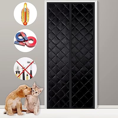 Porte magnétique à isolation thermique, 200 x 250 cm, avec moustiquaire robuste, porte pliante à fermeture automatique pour portes arrière, portes d'entrée et portes-fenêtres pliantes intérieures, noir. DIAYTAR COTE D'IVOIRE est une plateforme e-commerce qui permet aux clients d'acheter en ligne des produits variés, allant des produits alimentaires aux articles ménagers. Avec plus de 300 000 références, ce site est devenu une référence pour les consommateurs ivoiriens. Il offre une expérience d'achat en ligne sécurisée et pratique.