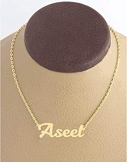 Collier plaqué or 21 carats avec nom aseel, plaqué or, sans pierres précieuses. Avec une offre massive de plus de 300000 références, DIAYTAR COTE D'IVOIRE est devenue la référence incontournable pour les consommateurs ivoiriens. Cette boutique en ligne généraliste permet aux clients de faire leurs courses en ligne avec facilité et rapidité. Les produits sont livrés rapidement et efficacement.