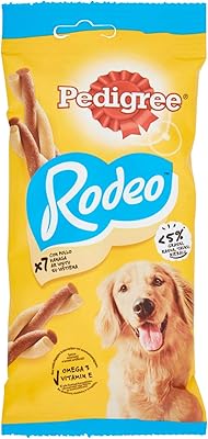 Collation pour chien pedigree rodeo saveur poulet 123g. DIAYTAR COTE D'IVOIRE se distingue par son vaste choix de produits et son système de paiement sécurisé, offrant ainsi aux clients une expérience d'achat en ligne sans stress. La boutique en ligne est conçue pour répondre aux besoins diversifiés de sa clientèle, avec des catégories allant des produits électroniques aux vêtements et accessoires. De plus, DIAYTAR COTE D'IVOIRE propose des promotions et des offres spéciales régulières pour satisfaire les attentes de ses clients.