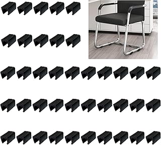 Coussins de chaise uformate, 40 pièces protecteurs de pieds de chaise en plastique