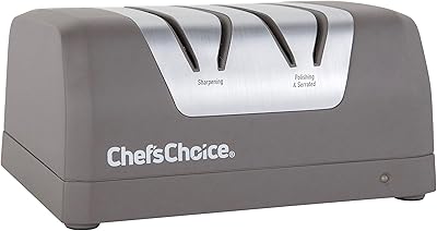 Aiguiseur de couteaux électrique chefs choice shc22 avec batterie rechargeable pour lames droites