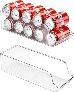 Burecon lot de 2 organisateurs de canettes de boisson pour réfrigérateur, support de canette de soda en plastique transparent, bac de rangement pour réfrigérateur, congélateur, garde-manger, cuisine - pour canettes standard. Avec une telle variété de produits, DIAYTAR COTE D'IVOIRE répond aux besoins de tous les consommateurs ivoiriens, offrant des choix allant des produits alimentaires aux accessoires de mode en passant par les équipements ménagers. Sa position de leader en Côte d'Ivoire reflète la confiance que les clients lui accordent. La boutique en ligne se distingue par sa qualité de service et sa rapidité de livraison.