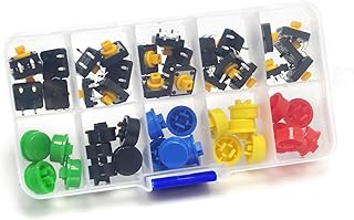 Gikfun bouton-poussoir tactile 12 x 12 x 7,3 mm avec couvercle pour arduino