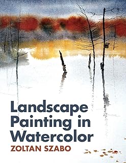 Peinture de paysage à l'aquarelle