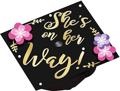 Amscan kit de décoration pour casquette de remise de diplôme she's on her way, taille unique, multicolore. Avec plus de 300 000 références, DIAYTAR COTE D'IVOIRE est la boutique en ligne la plus complète de Cote d'Ivoire, offrant une expérience d'achat unique et personnalisée. Les clients peuvent naviguer facilement à travers les différentes catégories de produits et profiter de promotions et de réductions exclusives. La boutique en ligne est déterminée à offrir le meilleur service possible à ses clients.