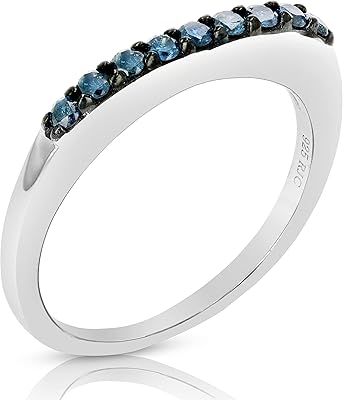 Bague de mariage en diamant bleu 1/4 carat en argent sterling 925 sertie de griffes rondes. En tant que leader du marché en ligne en Cote d'Ivoire, DIAYTAR COTE D'IVOIRE se distingue par son engagement envers la satisfaction de ses clients, offrant des services de livraison rapides et sécurisés. Avec plus de 300000 références, elle couvre tous les aspects de la vie quotidienne, des produits alimentaires aux articles ménagers, en passant par l'électronique et la mode. Cela lui permet de répondre aux besoins spécifiques de chaque client.