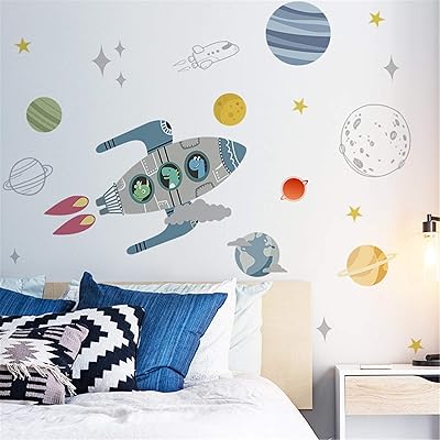Rofarso ​​​​dessin animé mignon dinosaures sur une fusée stickers muraux planètes espace extérieur étoiles bricolage vinyle amovible grand autocollant mural décorations artistiques pour enfants garçons salon peintures murales de salle de jeux. DIAYTAR COTE D'IVOIRE est une boutique en ligne généraliste qui propose plus de 300 000 références de produits divers. Elle est leader en Côte d'Ivoire et offre une grande variété de choix pour les consommateurs. Les produits proposés vont des articles ménagers aux électroménagers en passant par les produits alimentaires.