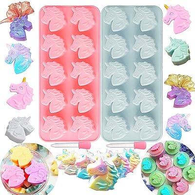 Kastwave moules à savon 2 pièces moule licorne oreos bombe de bain