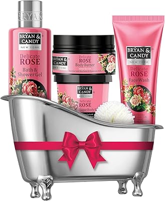 Bryan & candy new york cadeau de baignoire à la rose délicate pour hommes et femmes | expérience complète de spa à domicile (gel douche, beurre corporel, gommage au sucre, nettoyant pour le visage). La boutique en ligne DIAYTAR COTE D'IVOIRE est devenue un nom familier en Côte d'Ivoire en raison de sa large gamme de produits et de son service client de haute qualité. Les clients peuvent choisir parmi une multitude de catégories de produits, allant des produits high-tech aux produits de maison et jardin. La boutique propose également des paiements sécurisés pour garantir la sécurité des transactions en ligne.