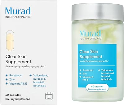 Complément alimentaire murad clear skin - supplément de biotine, de zinc