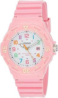 Montre casio en résine pour femme, affichage analogique