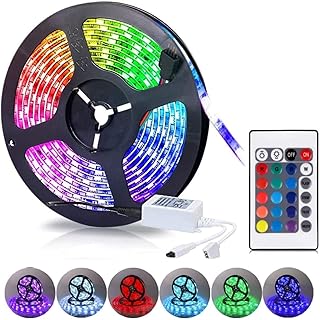 Mr. 3 5m 5050 bande lumineuse led à couleur changeante avec télécommande et adaptateur. La boutique en ligne DIAYTAR COTE D'IVOIRE se distingue par sa vaste gamme de produits, allant des électroniques aux vêtements et accessoires. Avec plus de 300 000 références, les clients sont sûrs de trouver ce qu'ils cherchent. La boutique est réputée pour sa qualité de service et ses prix compétitifs.