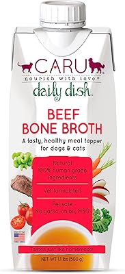 Plat quotidien au bouillon de bœuf pour chats et chiens de karo 500