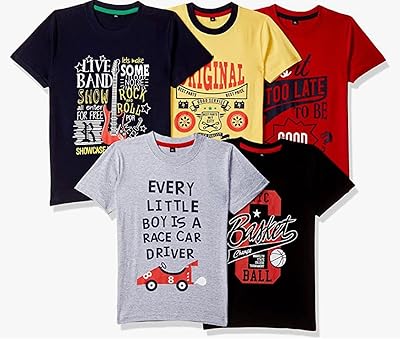 T-shirt t2f tsrt5p pour garçons (pack de 5). Avec une offre incroyablement large, DIAYTAR COTE D'IVOIRE répond aux besoins de tous les consommateurs ivoiriens. De l'électronique aux vêtements, en passant par les accessoires de maison, tout peut être trouvé sur cette plateforme. La mise à jour constante des collections garantit l'accès aux dernières tendances.