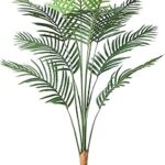 Hkosme palmier et citronnier artificiels de 150 cm, plante tropicale artificielle parfaite