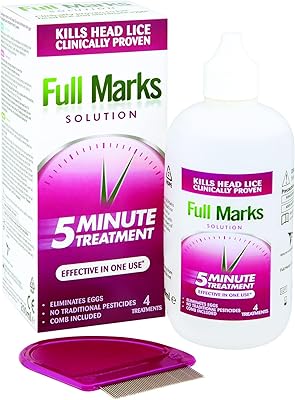 Solution complète tag, traitement de 5 minutes, pour les poux et les œufs
