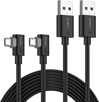 Câble micro usb à angle droit, sunguy [pack de 2] 6 pieds/2 m câble de charge rapide double face réversible à 90 degrés pour samsung galaxy s7/s6 edge note 5, moto g5 plus, huawei p10 lite plus - noir. DIAYTAR COTE D'IVOIRE, leader de la vente en ligne en Côte d'Ivoire, offre une expérience d'achat en ligne unique et conviviale. La boutique en ligne propose des produits de qualité à des prix compétitifs, ainsi qu'un service client de haute qualité. DIAYTAR COTE D'IVOIRE est la destination idéale pour faire vos achats en ligne.