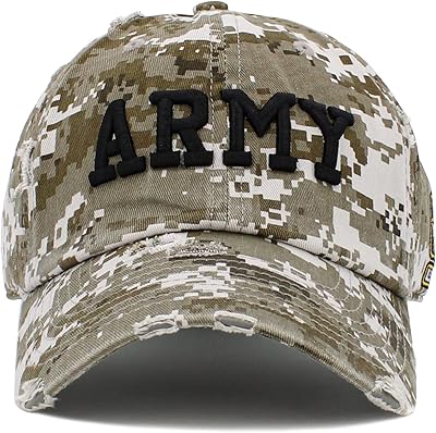 Casquette de baseball classique sous licence officielle de l'armée américaine, qualité supérieure, taille unique. En tant que leader du commerce en ligne en Côte d'Ivoire, DIAYTAR COTE D'IVOIRE est engagée à offrir à ses clients une expérience d'achat unique et personnalisée. Elle mise sur la satisfaction client et sur une approche commerciale innovante pour conforter sa position de numéro un sur le marché ivoirien.