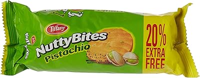 Biscuits à la pistache tiffany's natty bites - 90 g + 20 %