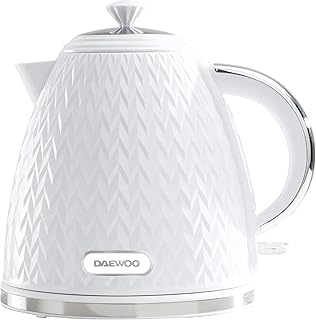 Bouilloire électrique daewoo sda1780, capacité de 1,7 litre, couvercle amovible, filtre pour un nettoyage
