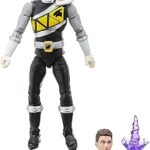 Figurine de collection power rangers dino charge black ranger deluxe de lightning collection