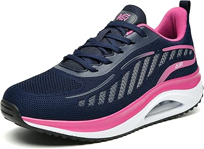 Chaussures de marche aériennes pour femmes, chaussures de sport décontractées avec soutien