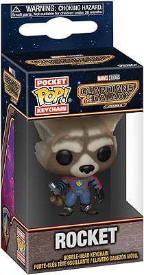 Funko : porte-clés pop : les gardiens de la galaxie 3 - rocket