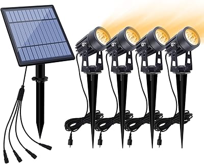 Projecteurs solaires basse tension extérieur étanche ip65 câble de 10