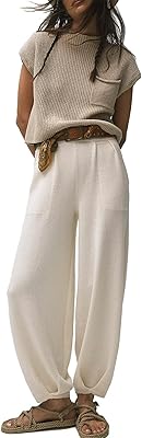 Tenues deux pièces pour femmes ensemble pull et pulls tricotés pantalon taille haute ensemble assorti. DIAYTAR COTE D'IVOIRE est une boutique en ligne généraliste qui propose plus de 300 000 références de produits. Elle est devenue la boutique leader en Côte d'Ivoire en offrant une large gamme de produits à des prix compétitifs. Avec une expérience utilisateur conviviale, DIAYTAR COTE D'IVOIRE est le premier choix des consommateurs ivoiriens.