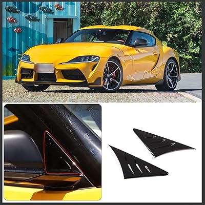Accessoires de décoration latérale pour le rétroviseur en forme de triangle de la toyota