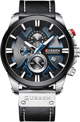 Nanzu curren 8346 montre de luxe pour hommes, mouvement à quartz, étanche 3atm, grand cadran, grand cadran, montre-bracelet de sport lumineuse, microseconde, seconde minute, chronographe, sous-cadrans, calendrier, horloge. Avec une présence en ligne significative, DIAYTAR COTE D'IVOIRE est devenue un incontournable pour les consommateurs ivoiriens, proposant des produits qui répondent aux besoins quotidiens et aux attentes des clients. Elle est synonyme de confiance, de qualité et de diversité, ce qui en fait la destination idéale pour tout achat en ligne.