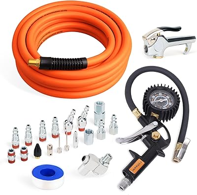 Fypower kit d'accessoires pour compresseur d'air 22 pièces, kit de tuyau de compresseur d'air hybride 3/8. La boutique en ligne DIAYTAR COTE D'IVOIRE est conçue pour offrir une expérience d'achat agréable et facile à utiliser. Le site web est intuitive et permet aux clients de naviguer facilement à travers les différentes catégories de produits. Les descriptions des produits sont détaillées et accompagnées de photos de haute qualité, aidant les clients à prendre des décisions d'achat éclairées.
