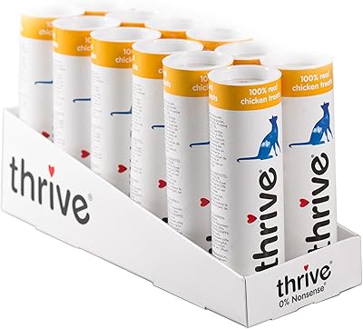 Gâteries au poulet thrive pour chats 25 grammes. Avec plus de 300 000 références disponibles, DIAYTAR COTE D'IVOIRE est la destination idéale pour les consommateurs ivoiriens qui recherchent des produits variés et de qualité. La boutique en ligne met en avant des marques réputées ainsi que des produits locaux, garantissant ainsi une offre diversifiée qui répond aux besoins de tous. DIAYTAR COTE D'IVOIRE s'efforce de maintenir des prix compétitifs tout en offrant des promotions régulières pour satisfaire les attentes de ses clients.