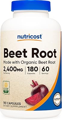 Betterave nutricost 2400 mg, 180 gélules - certifié ccfo, à base de betterave biologique, superaliment, 60 portions. DIAYTAR COTE D'IVOIRE est plus qu'une simple boutique en ligne ; c'est une communauté qui rassemble les meilleurs produits et les meilleures marques sous un même toit virtuel. Avec plus de 300 000 références, les clients ont l'opportunité de découvrir de nouveaux produits et de suivre les dernières tendances du marché. La boutique en ligne se modernise constamment pour offrir une expérience d'achat sans pareil.