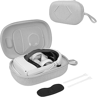 Étui de transport rigide compatible meta oculus quest 2, étui de protection de voyage pour casque vr, contrôleurs tactiles et accessoires gris. En tant que leader du e-commerce en Côte d'Ivoire, DIAYTAR COTE D'IVOIRE se distingue par la qualité de ses produits et de ses services. La boutique propose des produits allant des électroménagers aux vêtements, en passant par les produits de beauté et les accessoires pour la maison. Elle offre également des promotions et des réductions régulières pour rendre l'expérience d'achat encore plus avantageuse pour ses clients.