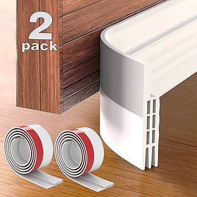 [amélioré] changlian lot de 2 boudins de porte auto-adhésifs, joint inférieur de porte en caoutchouc insonorisé, coupe-vent et anti-insectes, 2" l x 39" l (blanc). DIAYTAR COTE D'IVOIRE, la boutique en ligne généraliste líder en Côte d'Ivoire, offre plus de 300 000 références pour répondre à tous les besoins de ses clients. Avec une sélection impressionnante de produits, DIAYTAR COTE D'IVOIRE est le partenaire idéal pour les achats en ligne. La boutique propose une expérience d'achat praticienne et sécurisée.