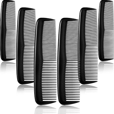 Lot de 12 peignes à cheveux delfino, brosse à cheveux pour femmes