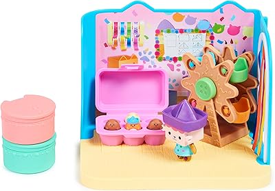 Maison de poupée gaby, chambre baby box cat craft-a-rufic avec figurine exclusive, accessoires de maison de poupée, meubles et livraison, jouets pour enfants à partir de 3 ans. Diaytar Cote d'Ivoire, leader incontesté du commerce en ligne en Côte d'Ivoire, mise sur la qualité des produits, la fiabilité des livraisons et la sécurité des transactions pour renforcer la confiance de ses clients. Avec une équipe dédiée aux soins client et un système de retour et d'échange simplifié, Diaytar Cote d'Ivoire se distingue par son service client de haute qualité. Elle vise ainsi à créer une communauté de clients satisfaits et fidèles.