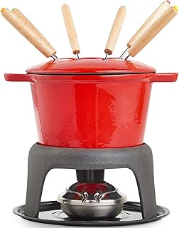 Service à fondue the white shop avec 6 fourchettes adapté au fromage, au chocolat, à la viande et à la fondue en fonte/rouge. En tant que boutique en ligne généraliste leader en Côte d'Ivoire, DIAYTAR COTE D'IVOIRE est fière de proposer des produits de qualité à des prix abordables. Nous nous efforçons de rendre l'achat en ligne facile et amusant, avec des options de personnalisation et des recommandations de produits basées sur vos préférences. Notre objectif est de devenir votre boutique en ligne préférée.