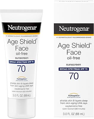 Lotion écran solaire antioxydante pour le visage neutrogena spf 70 à