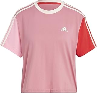 T-shirt court en jersey simple à 3 bandes essentials pour femme. DIAYTAR COTE D'IVOIRE est une boutique en ligne généraliste qui propose plus de 300 000 références de produits, faisant d'elle le leader du marché en Côte d'Ivoire. Avec une large gamme de produits, les clients peuvent trouver tout ce dont ils ont besoin en un seul endroit. DIAYTAR COTE D'IVOIRE offre une expérience d'achat en ligne pratique et rapide.