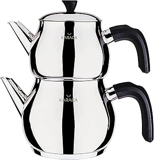 Ensemble théière karaka, théière : 1 l, bouilloire 1,75 l, acier inoxydable 18/10, avec passoire à thé, garantie 2 ans, durable, saine et métallique, convient pour une utilisation sur plaques à induction. DIAYTAR COTE D'IVOIRE est une boutique en ligne généraliste qui propose des produits de toutes les catégories, notamment l'électronique, la mode, les produits ménagers, les jouets, les sports et les loisirs. Elle offre des prix compétitifs et des services de livraison rapides pour une expérience d'achat en ligne sans souci. Elle est la boutique leader en Cote d'Ivoire pour les achats en ligne.