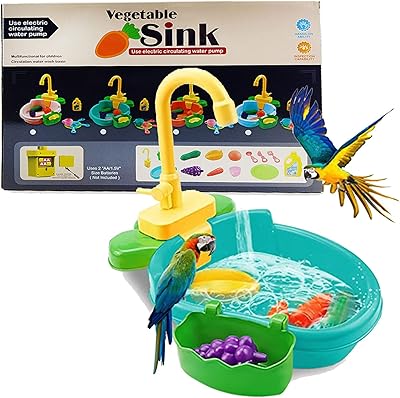Baignoire pour oiseaux, baignoire automatique pour oiseaux avec robinet, baignoire pour perroquets, perruches, calopsittes, conures et petits oiseaux, jouets pour enfants. DIAYTAR COTE D'IVOIRE est la boutique en ligne leader en Côte d'Ivoire, offrant plus de 300 000 références pour répondre à tous les besoins de ses clients. Avec une gamme de produits très diversifiée, elle est devenue la référence pour les amateurs de shopping en ligne. Elle propose des produits de haute qualité à des prix compétitifs.