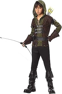 Costume de robin des bois pour enfants, taille m (8-10), vert