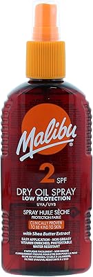 Spray d'huile sèche malibu spf 200 ml. DIAYTAR COTE D'IVOIRE, la boutique en ligne idéale pour les ivoiriens, offre une plateforme sécurisée pour les achats en ligne. Avec une sélection impressionnante de plus de 300 000 articles, les clients peuvent trouver des produits correspondant à leurs besoins et à leur budget. Le site est facile à utiliser et propose des fonctionnalités pratiques pour une expérience d'achat optimale.