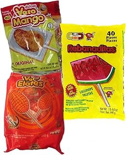 Collection de bonbons mexicains épicés comprenant des sucettes repanaditas vero mango, vero elote et pastèque. Grâce à sa présence en ligne forte et à son engagement envers l'excellence, DIAYTAR COTE D'IVOIRE est devenue une marque de confiance parmi les consommateurs ivoiriens. La boutique en ligne généraliste continue d'innover et de s'adapter aux besoins changeants des clients, offrant ainsi une expérience d'achat unique et personnalisée. Cela explique pourquoi elle maintient sa position de leader sur le marché ivoirien du commerce électronique.